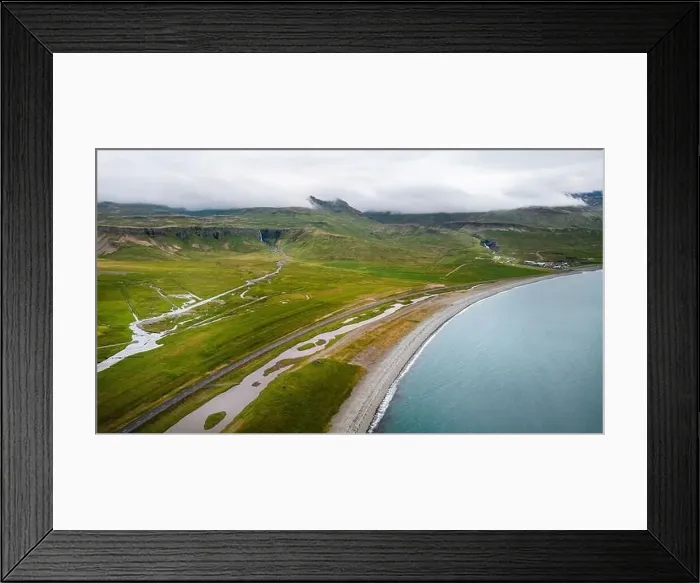Framed Print : Grundarfjordur, Iceland, Drone Footage Framed Print : Grundarfjordur, Iceland, Drone Footage