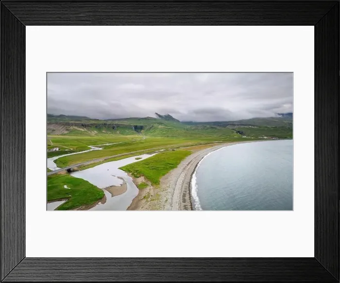 Framed Print : Grundarfjordur, Iceland, Drone Footage Framed Print : Grundarfjordur, Iceland, Drone Footage