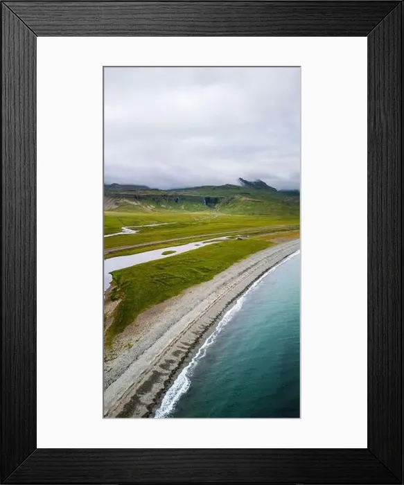 Framed Print : Grundarfjordur, Iceland, Drone Footage Framed Print : Grundarfjordur, Iceland, Drone Footage