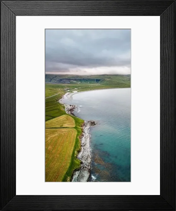 Framed Print : Grundarfjordur, Iceland, Drone Footage Framed Print : Grundarfjordur, Iceland, Drone Footage