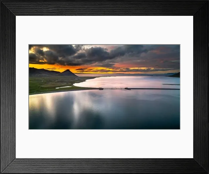 Framed Print : Grundarfjordur, Iceland, Drone Footage Framed Print : Grundarfjordur, Iceland, Drone Footage