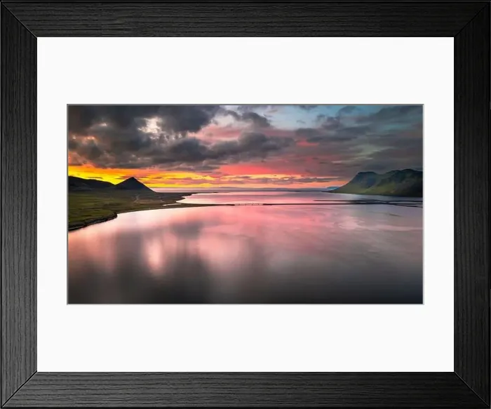 Framed Print : Grundarfjordur, Iceland, Drone Footage Framed Print : Grundarfjordur, Iceland, Drone Footage