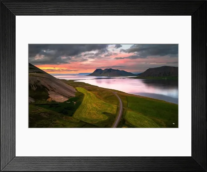 Framed Print : Grundarfjordur, Iceland, Drone Footage Framed Print : Grundarfjordur, Iceland, Drone Footage