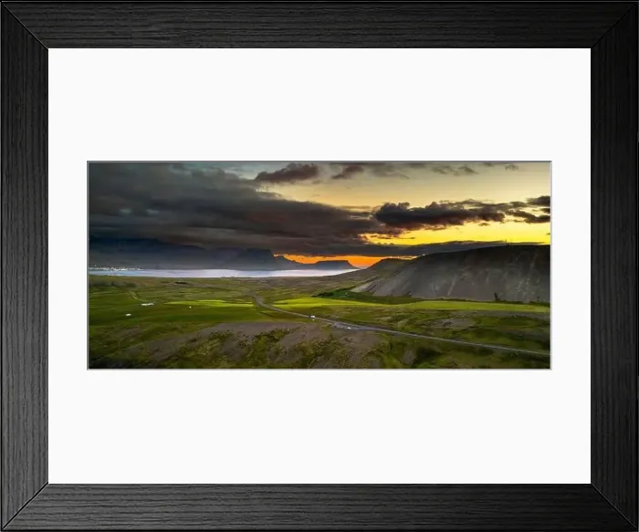 Framed Print : Grundarfjordur, Iceland, Drone Footage Framed Print : Grundarfjordur, Iceland, Drone Footage