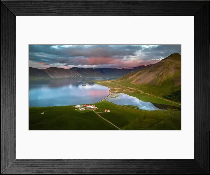 Framed Print : Grundarfjordur, Iceland, Drone Footage Framed Print : Grundarfjordur, Iceland, Drone Footage