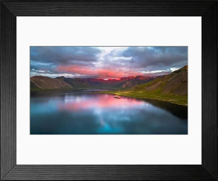 Framed Print : Grundarfjordur, Iceland, Drone Footage Framed Print : Grundarfjordur, Iceland, Drone Footage