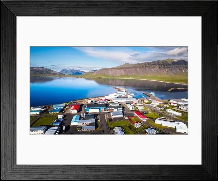 Framed Print : Grundarfjordur, Iceland, Drone Footage Framed Print : Grundarfjordur, Iceland, Drone Footage