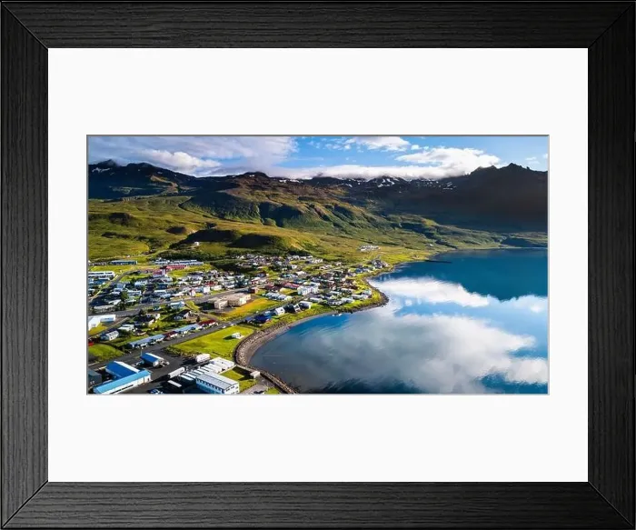 Framed Print : Grundarfjordur, Iceland, Drone Footage Framed Print : Grundarfjordur, Iceland, Drone Footage