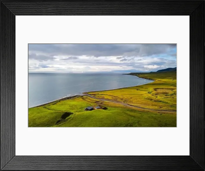 Framed Print : Grundarfjordur, Iceland, Drone Footage Framed Print : Grundarfjordur, Iceland, Drone Footage