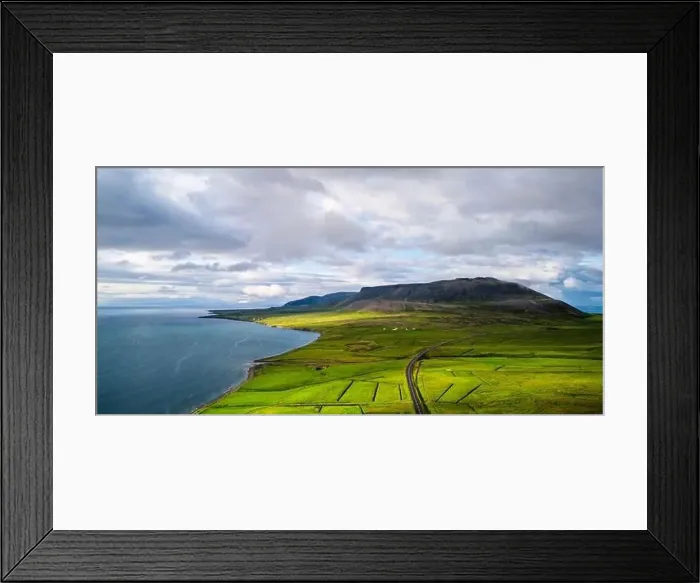 Framed Print : Grundarfjordur, Iceland, Drone Footage Framed Print : Grundarfjordur, Iceland, Drone Footage