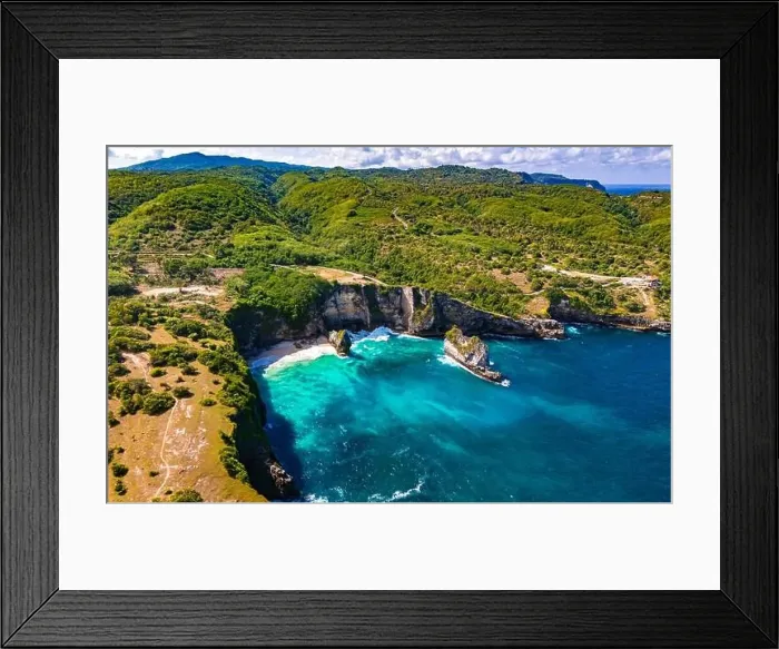 Framed Print : Korawa Beach on Nusa Penida Island, Indonesia Framed Print : Korawa Beach on Nusa Penida Island, Indonesia