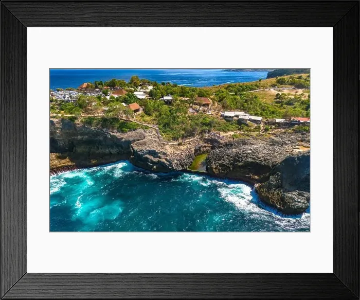 Framed Print : Angel's Billabong Beach on Nusa Penida Island, Indonesia Framed Print : Angel's Billabong Beach on Nusa Penida Island, Indonesia