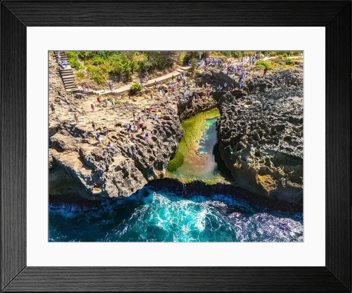 Framed Print : Angel's Billabong Beach on Nusa Penida Island, Indonesia Framed Print : Angel's Billabong Beach on Nusa Penida Island, Indonesia