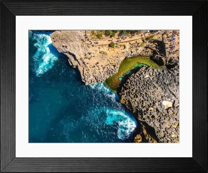 Framed Print : Angel's Billabong Beach on Nusa Penida Island, Indonesia Framed Print : Angel's Billabong Beach on Nusa Penida Island, Indonesia