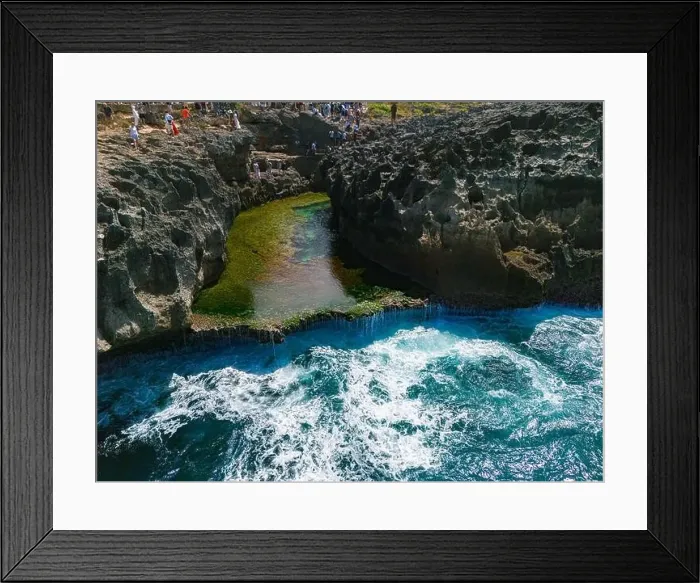 Framed Print : Angel's Billabong Beach on Nusa Penida Island, Indonesia Framed Print : Angel's Billabong Beach on Nusa Penida Island, Indonesia