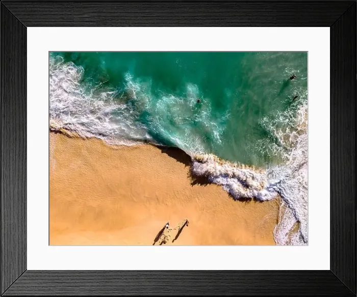 Framed Print : Airview of Kelingking Beach on Nusa Penida Island, Indonesia Framed Print : Airview of Kelingking Beach on Nusa Penida Island, Indonesia