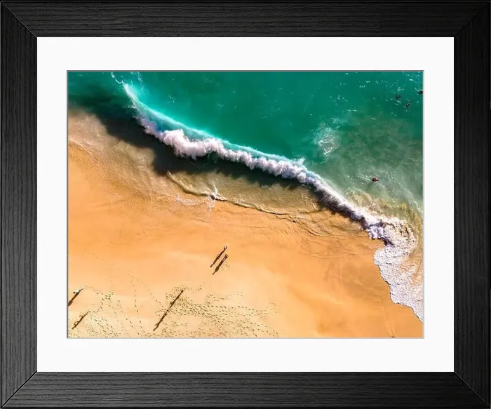 Framed Print : Airview of Kelingking Beach on Nusa Penida Island, Indonesia Framed Print : Airview of Kelingking Beach on Nusa Penida Island, Indonesia