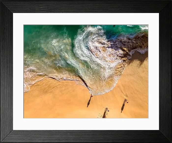 Framed Print : Airview of Kelingking Beach on Nusa Penida Island, Indonesia Framed Print : Airview of Kelingking Beach on Nusa Penida Island, Indonesia