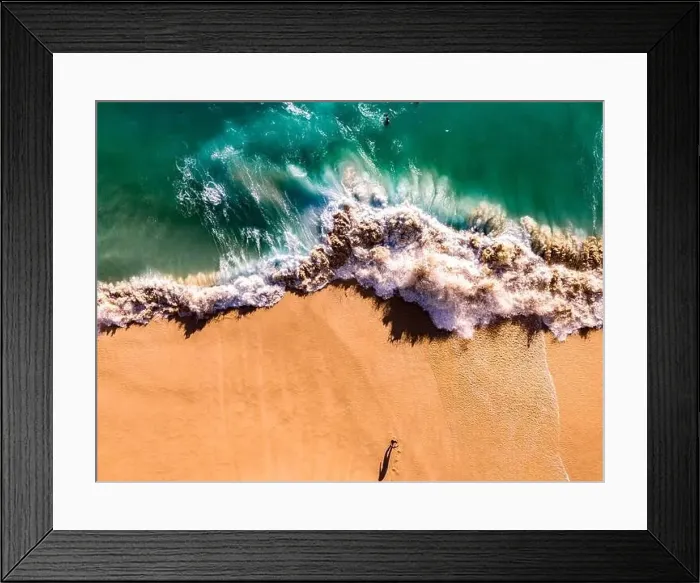 Framed Print : Airview of Kelingking Beach on Nusa Penida Island, Indonesia Framed Print : Airview of Kelingking Beach on Nusa Penida Island, Indonesia