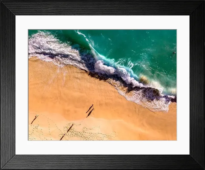 Framed Print : Airview of Kelingking Beach on Nusa Penida Island, Indonesia Framed Print : Airview of Kelingking Beach on Nusa Penida Island, Indonesia