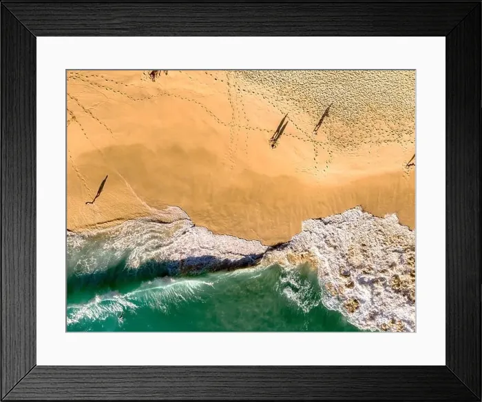 Framed Print : Airview of Kelingking Beach on Nusa Penida Island, Indonesia Framed Print : Airview of Kelingking Beach on Nusa Penida Island, Indonesia