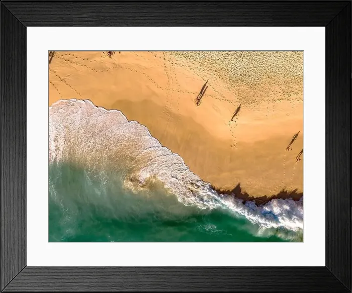 Framed Print : Airview of Kelingking Beach on Nusa Penida Island, Indonesia Framed Print : Airview of Kelingking Beach on Nusa Penida Island, Indonesia