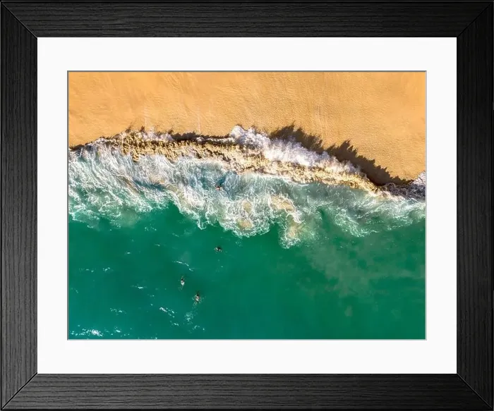 Framed Print : Airview of Kelingking Beach on Nusa Penida Island, Indonesia Framed Print : Airview of Kelingking Beach on Nusa Penida Island, Indonesia