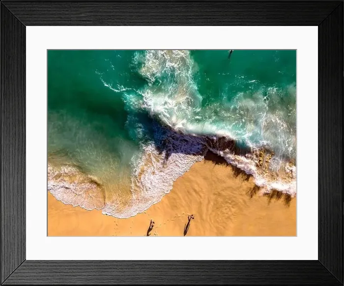 Framed Print : Airview of Kelingking Beach on Nusa Penida Island, Indonesia Framed Print : Airview of Kelingking Beach on Nusa Penida Island, Indonesia