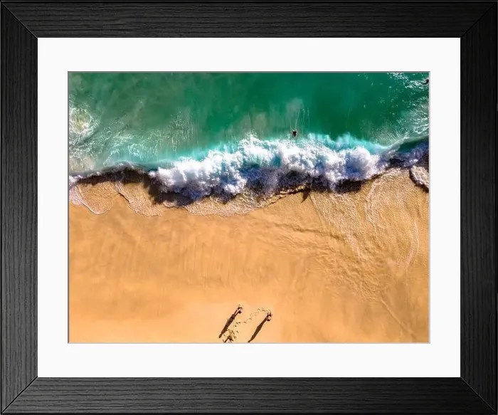 Framed Print : Airview of Kelingking Beach on Nusa Penida Island, Indonesia Framed Print : Airview of Kelingking Beach on Nusa Penida Island, Indonesia