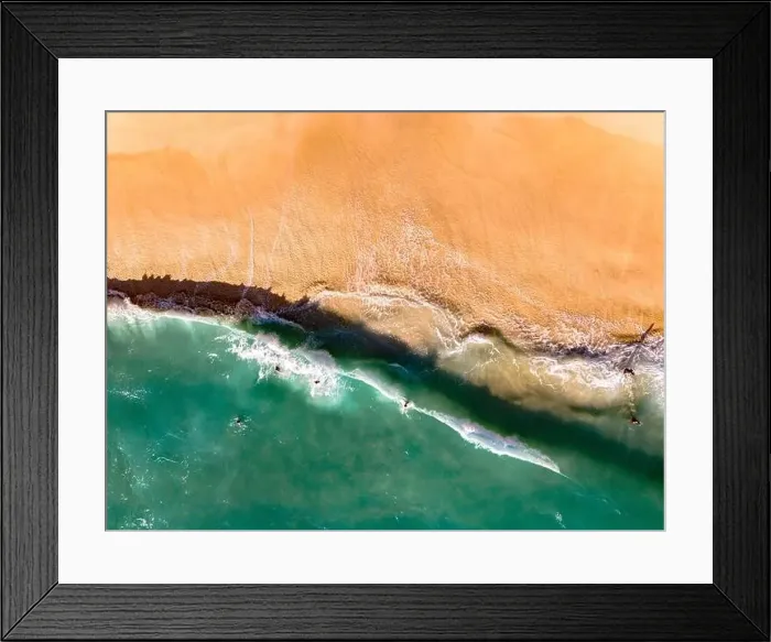 Framed Print : Airview of Kelingking Beach on Nusa Penida Island, Indonesia Framed Print : Airview of Kelingking Beach on Nusa Penida Island, Indonesia