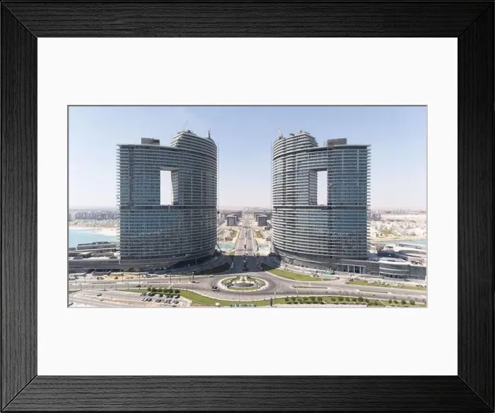 Framed Print : New Alamein, Egypt, North Coast, drone photography, Egypt Towers Framed Print : New Alamein, Egypt, North Coast, drone photography, Egypt Towers