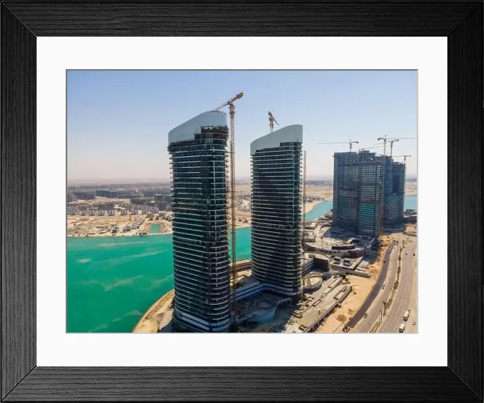 Framed Print : New Alamein, North cost, Egypt drone Framed Print : New Alamein, North cost, Egypt drone