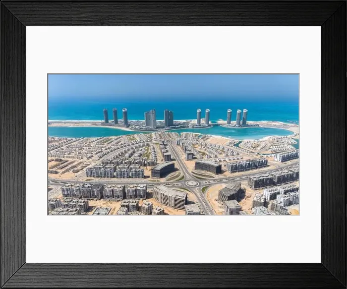 Framed Print : New Alamein, North cost, Egypt drone Framed Print : New Alamein, North cost, Egypt drone