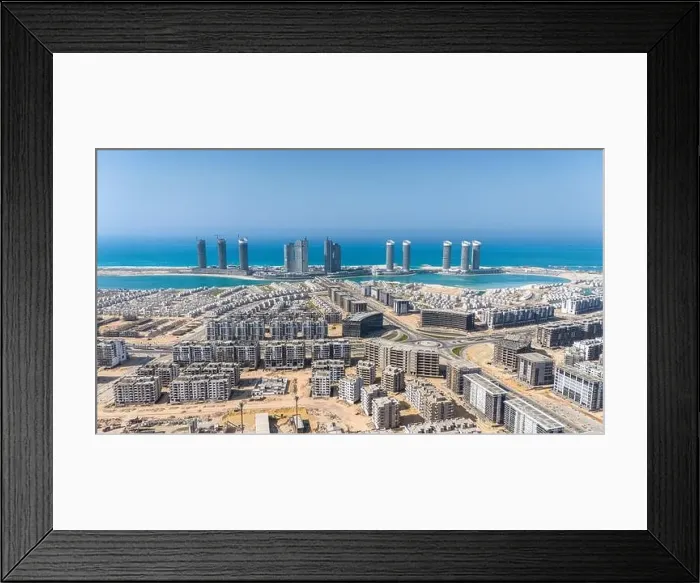 Framed Print : New Alamein, North cost, Egypt drone Framed Print : New Alamein, North cost, Egypt drone