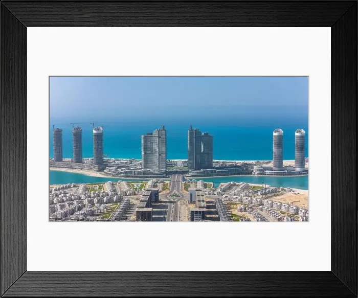 Framed Print : New Alamein, North cost, Egypt drone Framed Print : New Alamein, North cost, Egypt drone