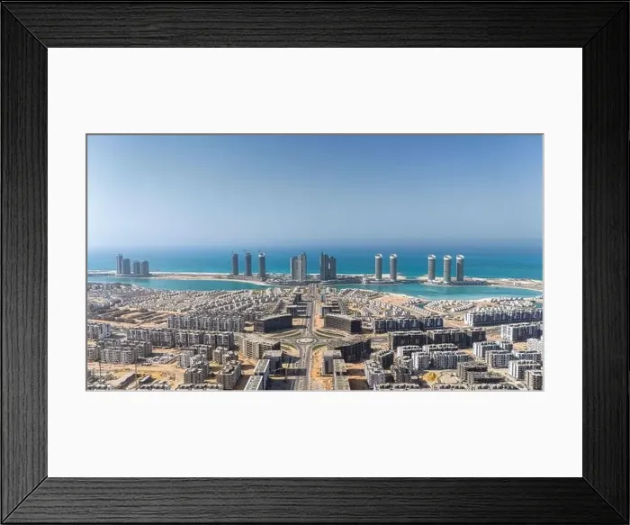 Framed Print : New Alamein, North cost, Egypt drone Framed Print : New Alamein, North cost, Egypt drone