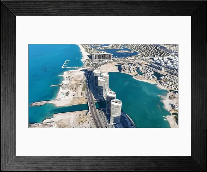Framed Print : New Alamein, North cost, Egypt drone Framed Print : New Alamein, North cost, Egypt drone
