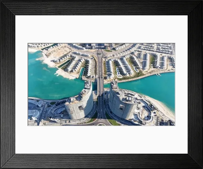 Framed Print : New Alamein, North cost, Egypt drone Framed Print : New Alamein, North cost, Egypt drone