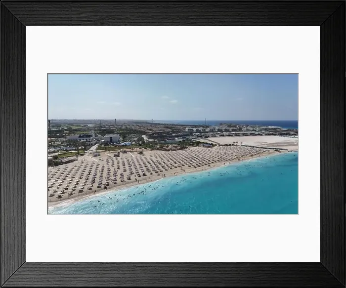 Framed Print : Marrasi, North coast, Egypt, drone pictures, Egypt drone