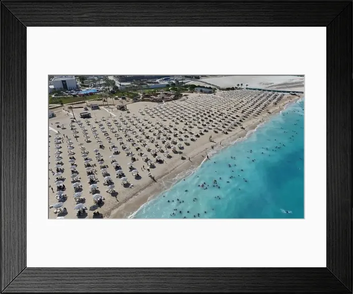 Framed Print : Marrasi, North coast, Egypt, drone pictures, Egypt drone