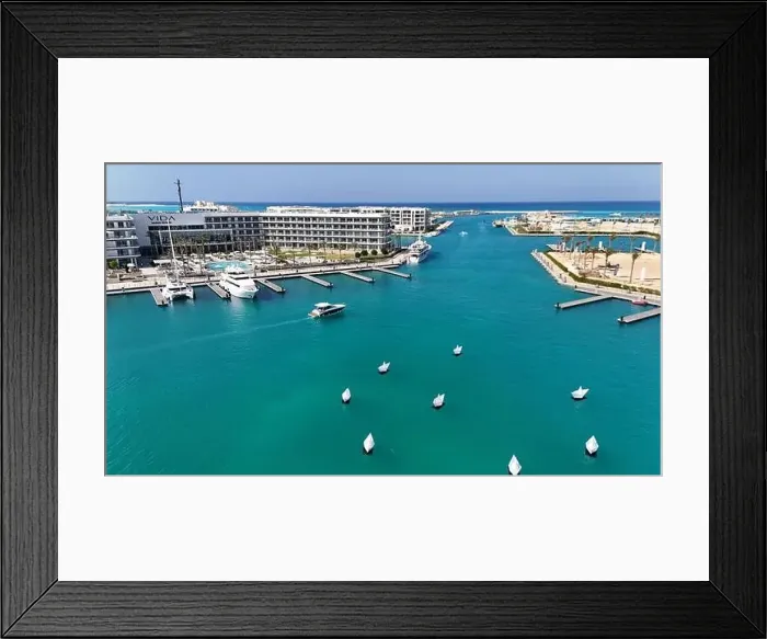 Framed Print : Marrasi, North coast, Egypt drone Framed Print : Marrasi, North coast, Egypt drone