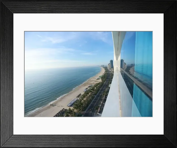 Framed Print : Da Nang, Vietnam July 4 2024: my khe beach and hotel is built near the beac in Da Nang