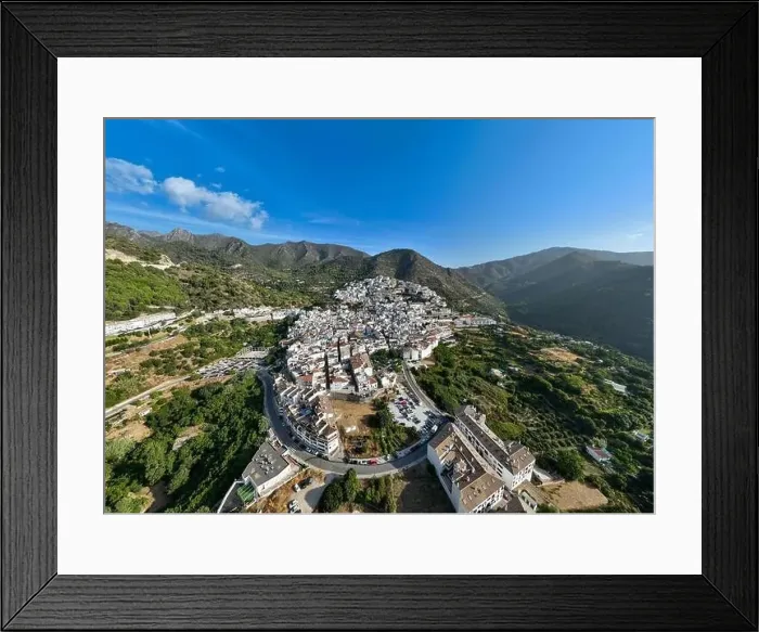 Framed Print : aerial view of the municipality of Ojen in the province of Malaga, Andalusia Framed Print : aerial view of the municipality of Ojen in the province of Malaga, Andalusia