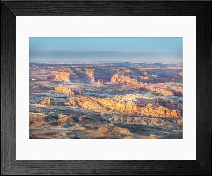 Framed Print : Aerial view on the Arches National Park, Utah Framed Print : Aerial view on the Arches National Park, Utah