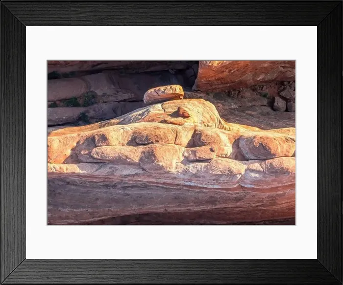 Framed Print : Aerial view on the structures of the Arches National Park, Utah Framed Print : Aerial view on the structures of the Arches National Park, Utah