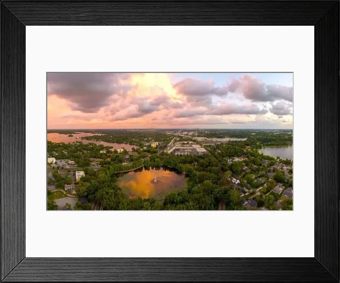Framed Print : Aerial panoramic photograph of Maitland Framed Print : Aerial panoramic photograph of Maitland