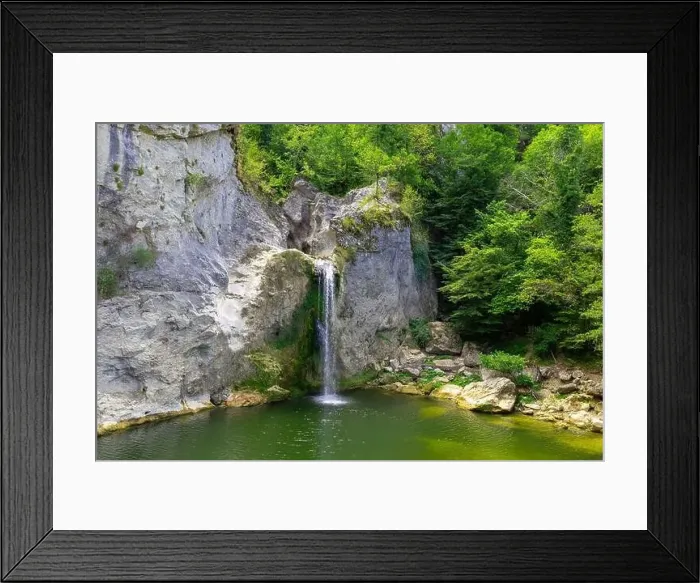 Framed Print : Aerial view of of Ilıca Waterfall in Küre Mountains National Park, Turkey Framed Print : Aerial view of of Ilıca Waterfall in Küre Mountains National Park, Turkey