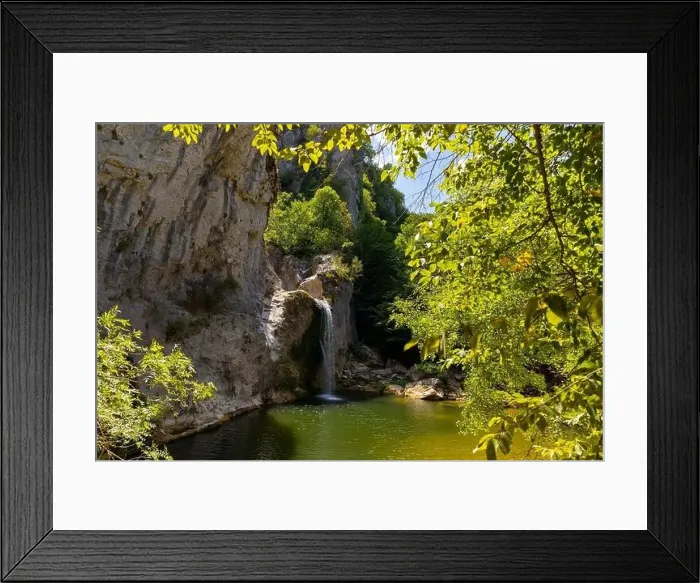 Framed Print : Aerial view of of Ilıca Waterfall in Küre Mountains National Park, Turkey Framed Print : Aerial view of of Ilıca Waterfall in Küre Mountains National Park, Turkey