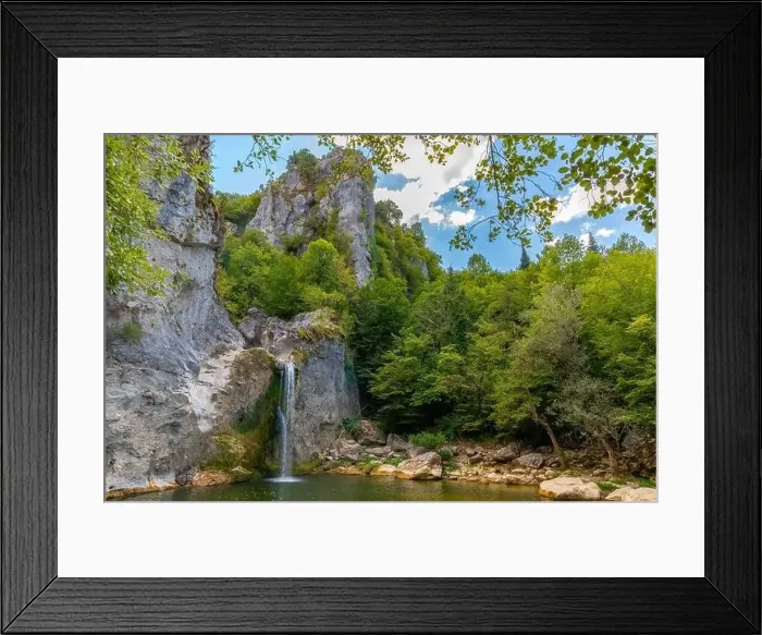 Framed Print : Aerial view of of Ilıca Waterfall in Küre Mountains National Park, Turkey Framed Print : Aerial view of of Ilıca Waterfall in Küre Mountains National Park, Turkey