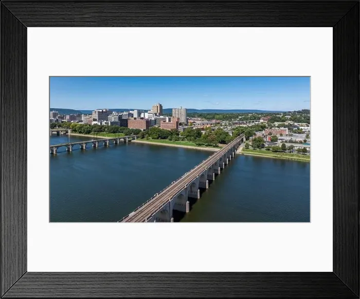 Framed Print : Late summer, early fall aerial Framed Print : Late summer, early fall aerial